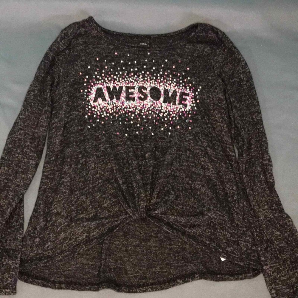 SO Authentic American heritage Awesome black and gray long sleeve sweater 10